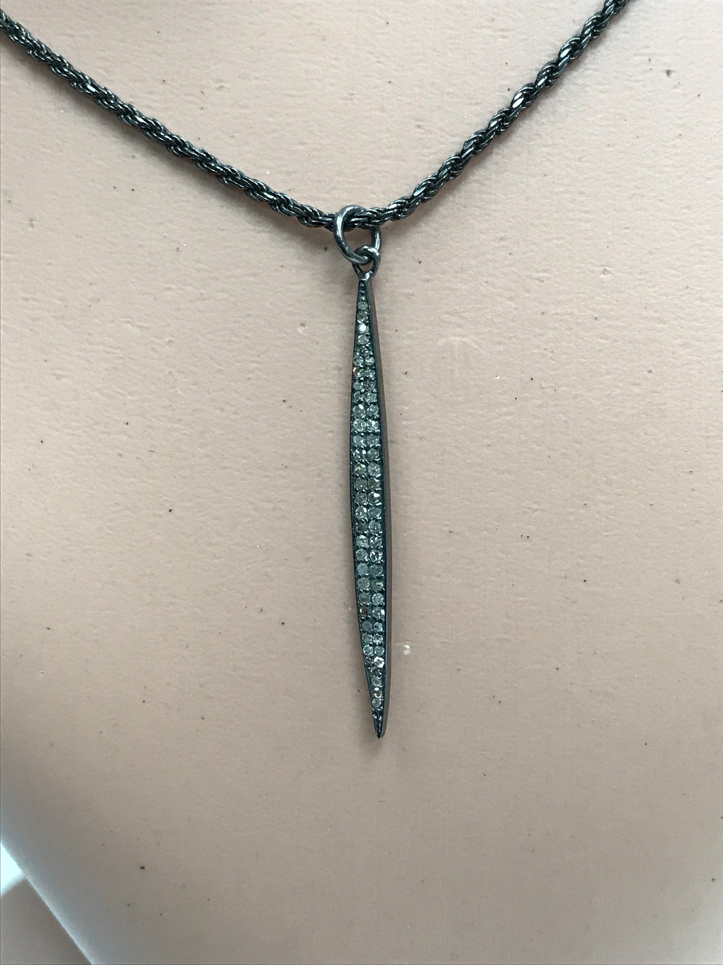 Spike Diamond Charm