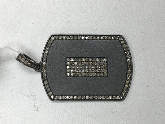 Rectangular Shape Diamond Pendants & Charms