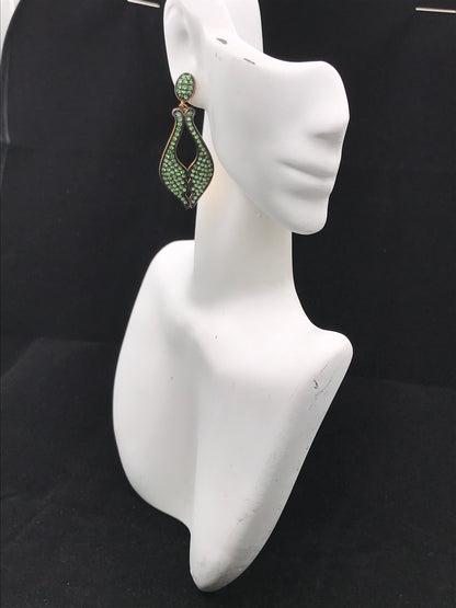 Tsvorite earrings