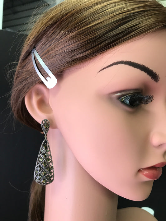 Diamond and Tourmaline Earrings