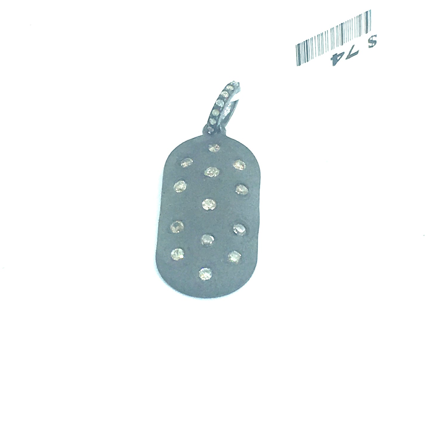 Rectangular  Diamond Pendants