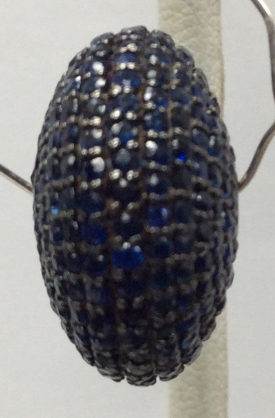 Sapphire Bead Pave