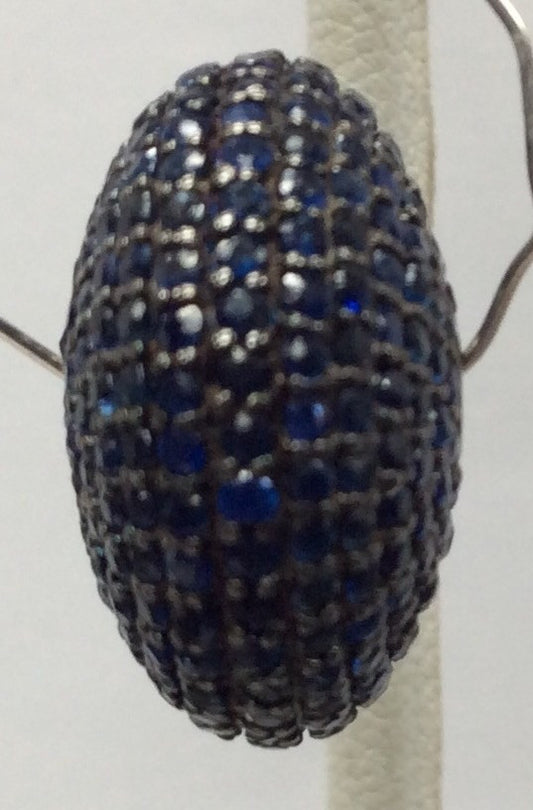 Sapphire Bead Pave