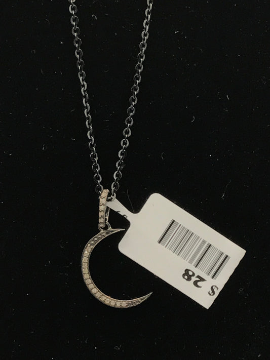 Moon Diamond Charm