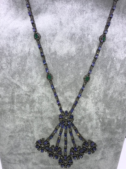 Tanzanite and Diamond Necklace