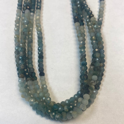 GRANDIDRITE NATURAL BEADS ROUND FACETED 3-4MM
