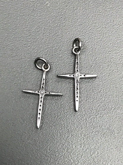 Cross Diamond Charm