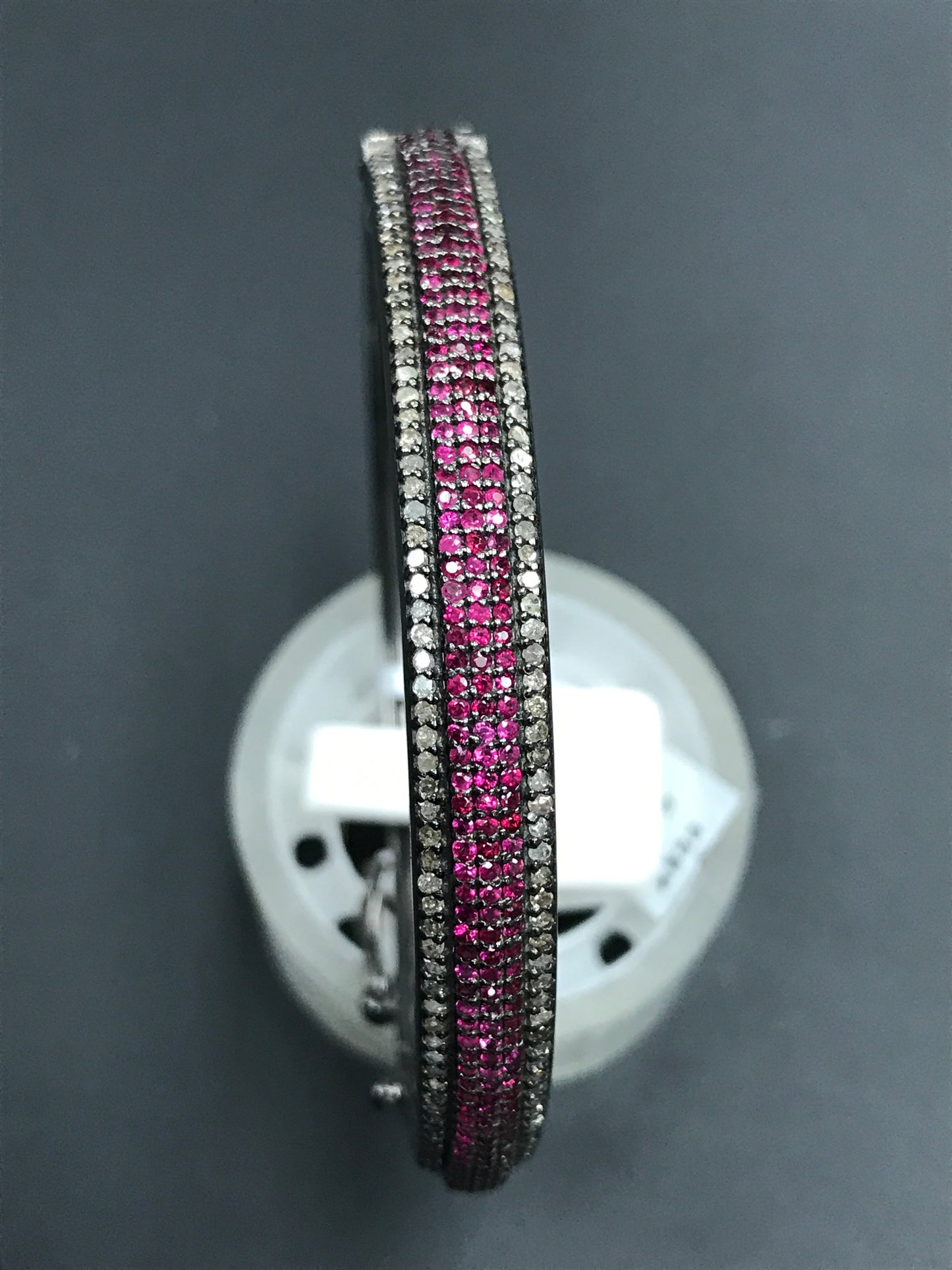 Diamond and Ruby Designer Bangles