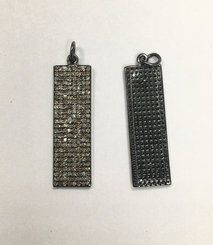 Rectangle Diamond Pendant