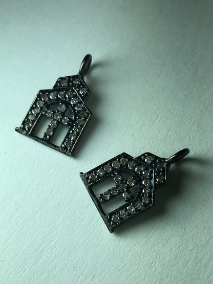 Church Gate with Cross Diamond Charm