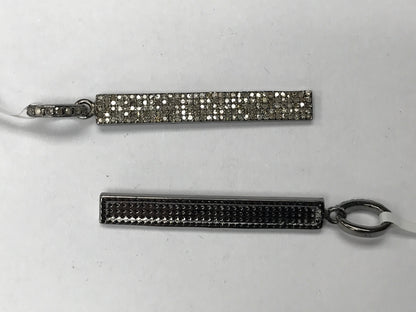 Rectangle Shape Diamond Pendants & Charms