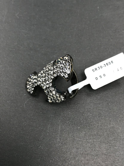 Cross White Topaz Ring