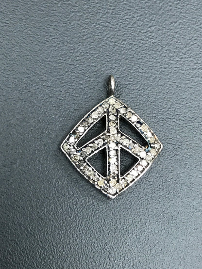 Pave Diamond Charm
