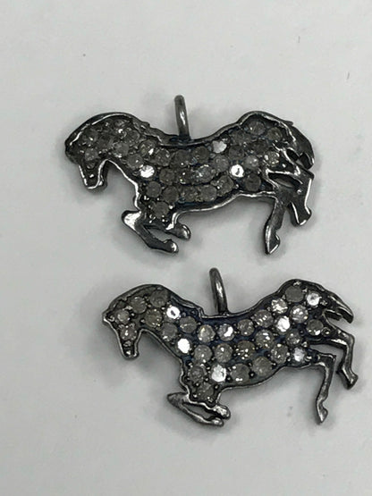 Horse Shape Diamond Charm