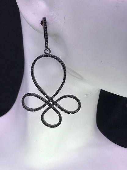 Black Spinel Earrings