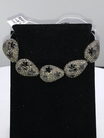 Pear Shape Pave Diamond Beads