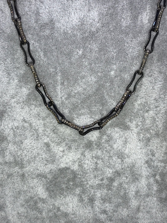 Diamond Link Chain Necklace