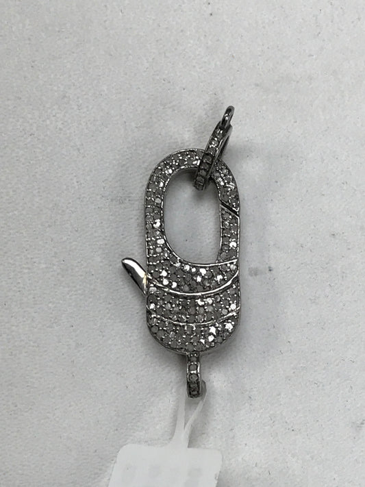 Round Shape Diamond Clasps Pendants & Charms