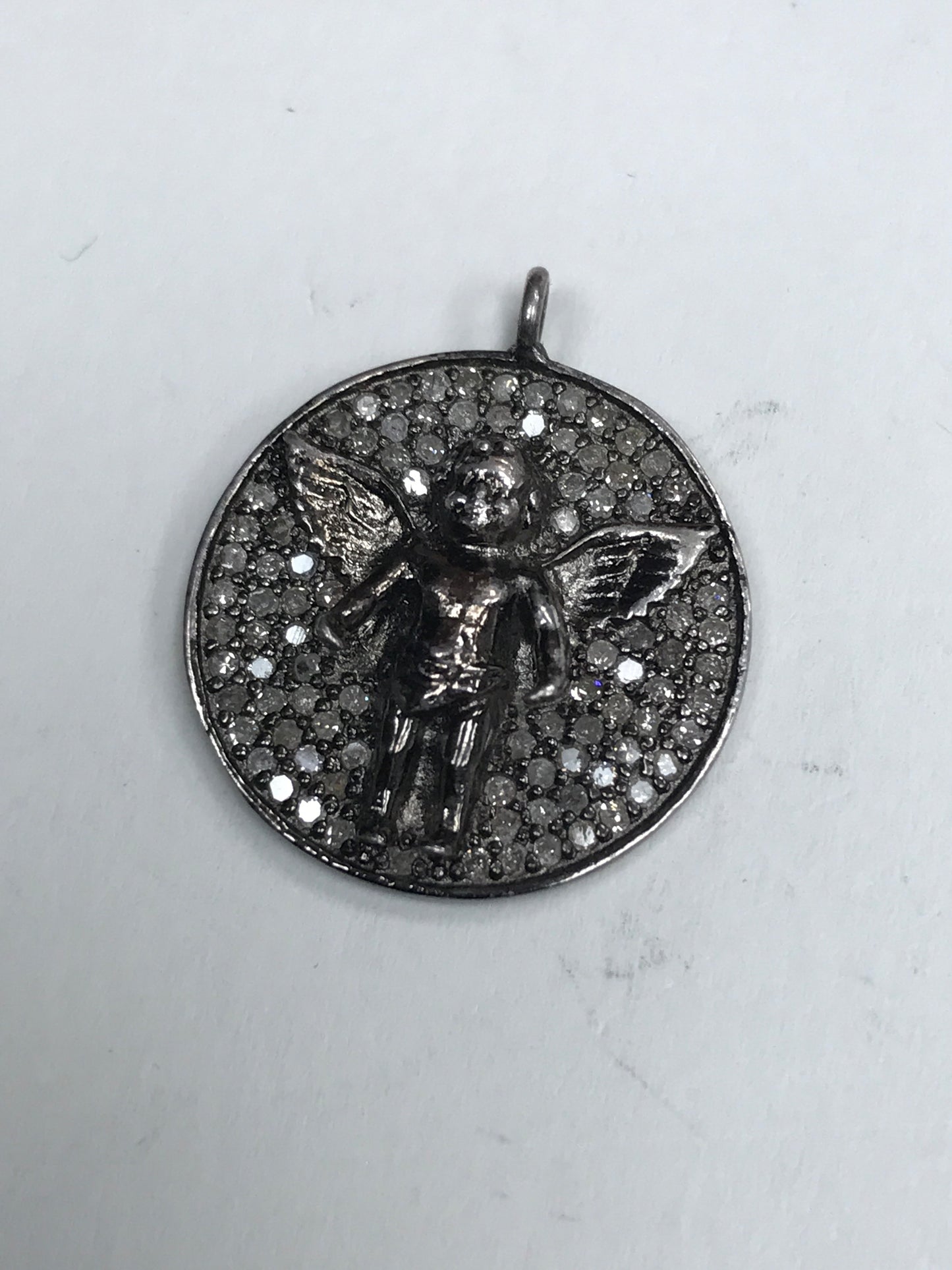Silver and Diamond Pave PENDANT & CHARMS