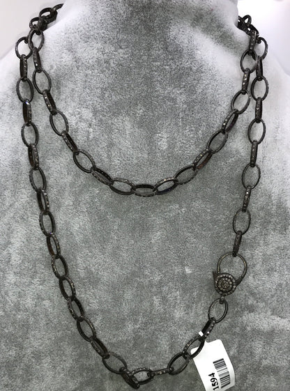 Diamond Link Chain Necklace