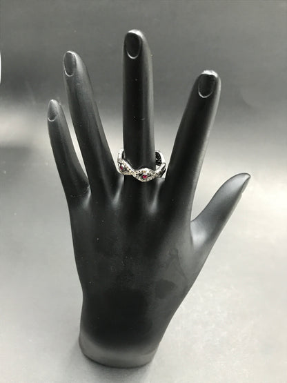 Pave Diamond Ring .925 Oxidized Sterling Silver Diamond Ring, Genuine handmade pave diamond Ring Size Approx 0.84"(6 x 21 MM)