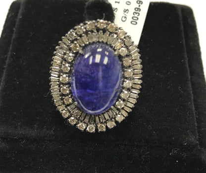 Tanzanite Diamond Rings