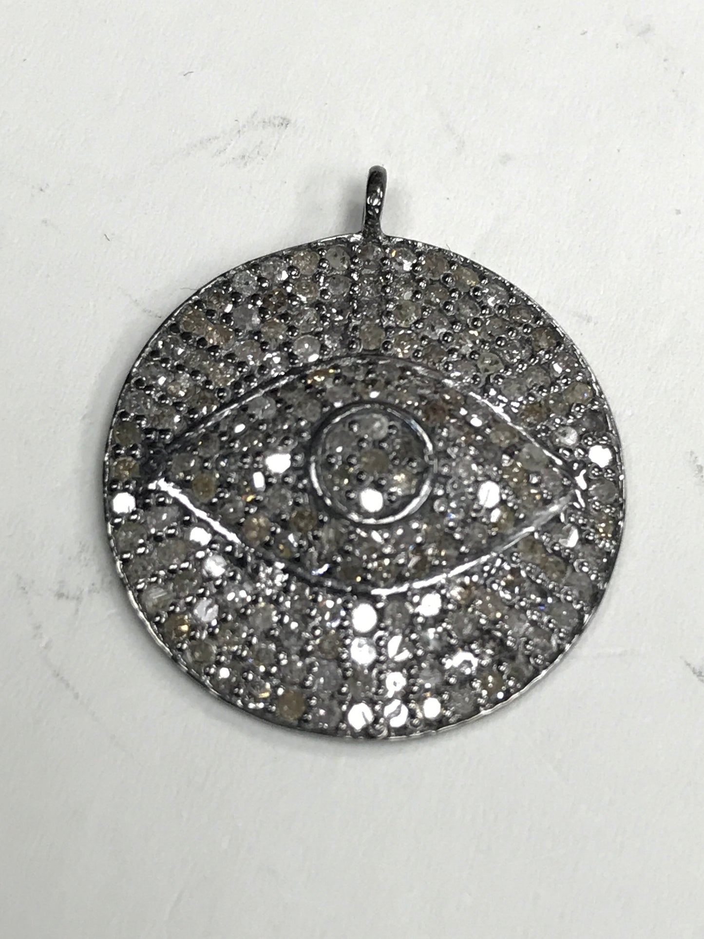 Evil Eye Diamond Charm