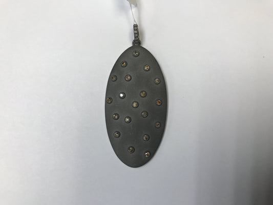 Oval Shape Diamond Pendant