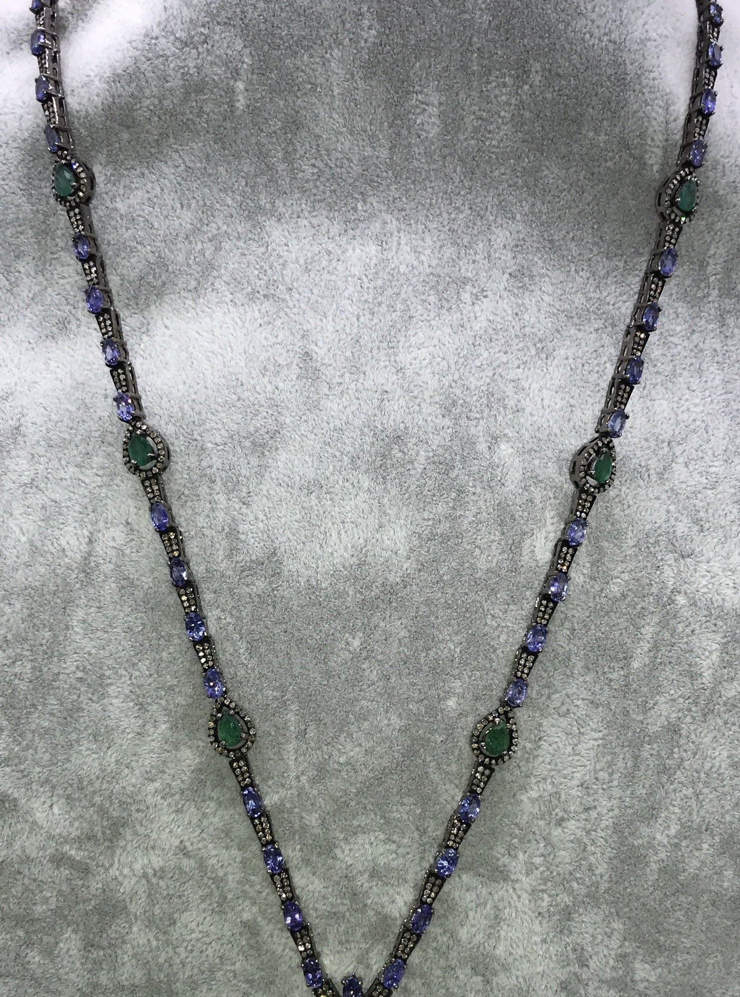 Tanzanite and Diamond Necklace