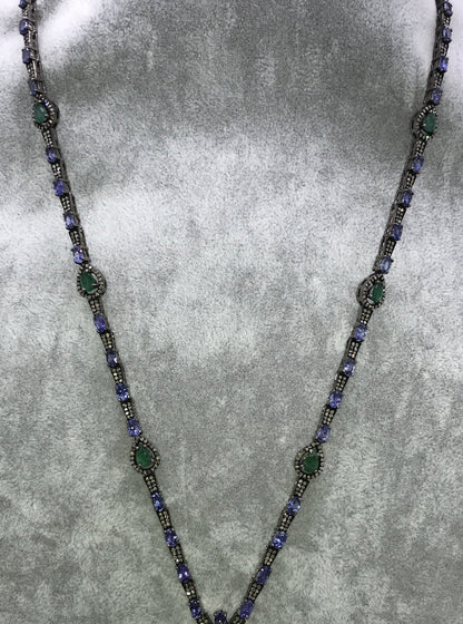 Tanzanite and Diamond Necklace
