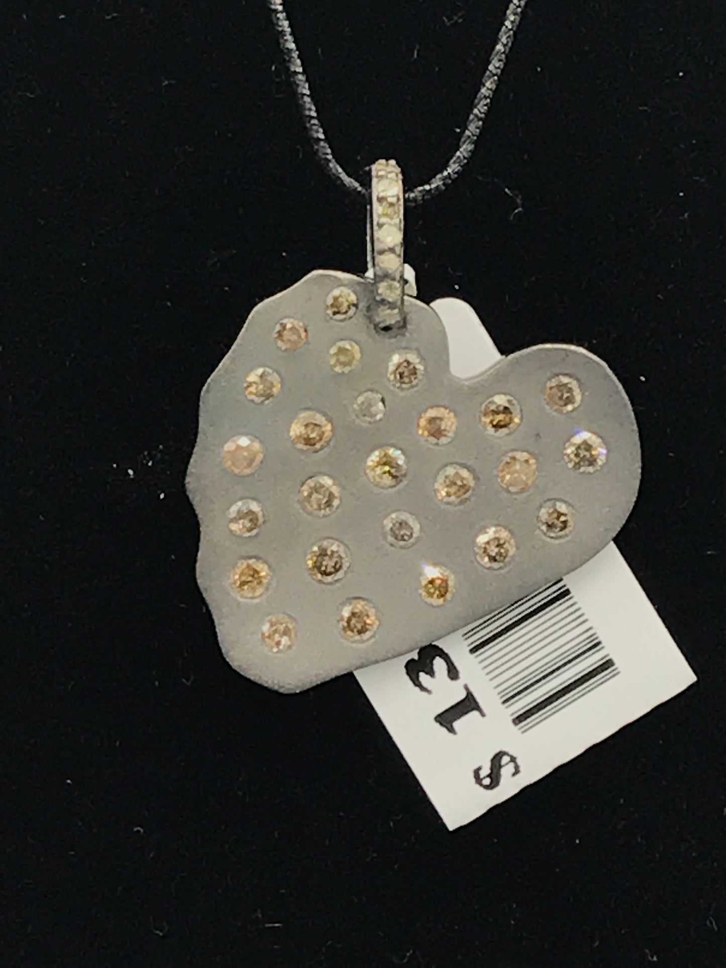 Heart Shape Diamond Pendant