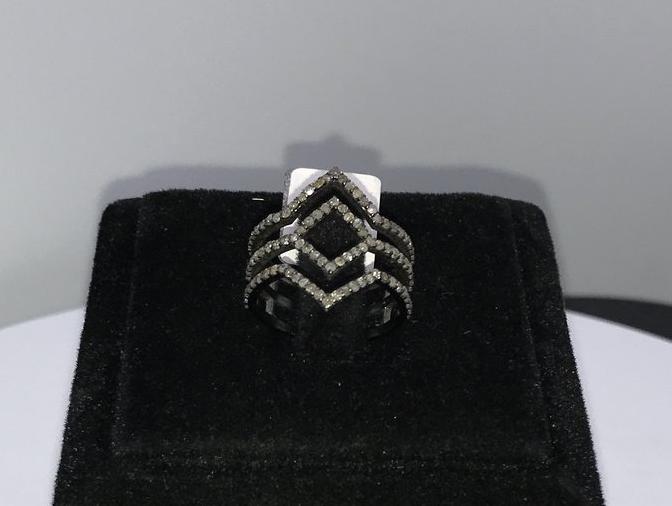 Rhombus Shape Diamond Ring