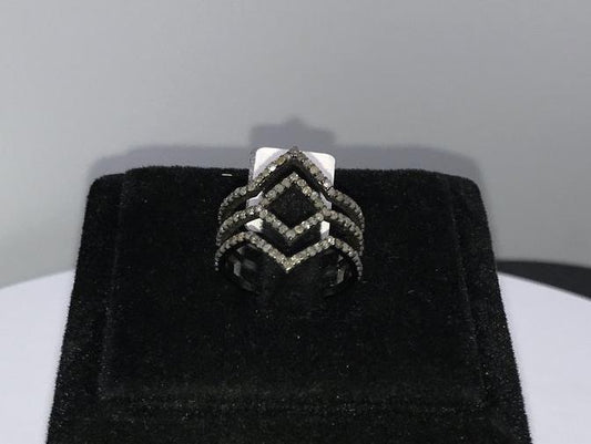 Rhombus Shape Diamond Ring