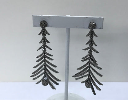 Diamond Art Deco Earrings