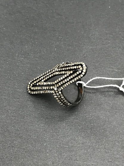 Rhombus Shape Diamond Ring