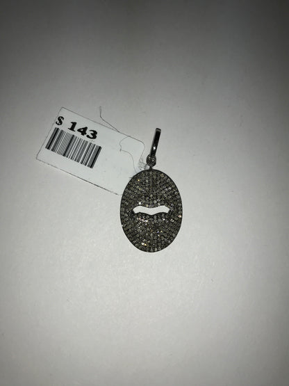 LIPS DIAMOND PENDANTS CHARMS