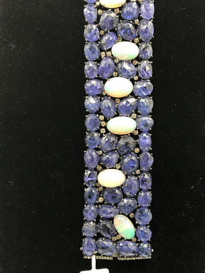 Tanzanite and Diamond Bracelet