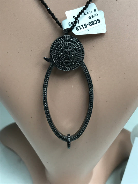 SILVER STONE CLASPS