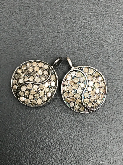 Pave Diamond Charm