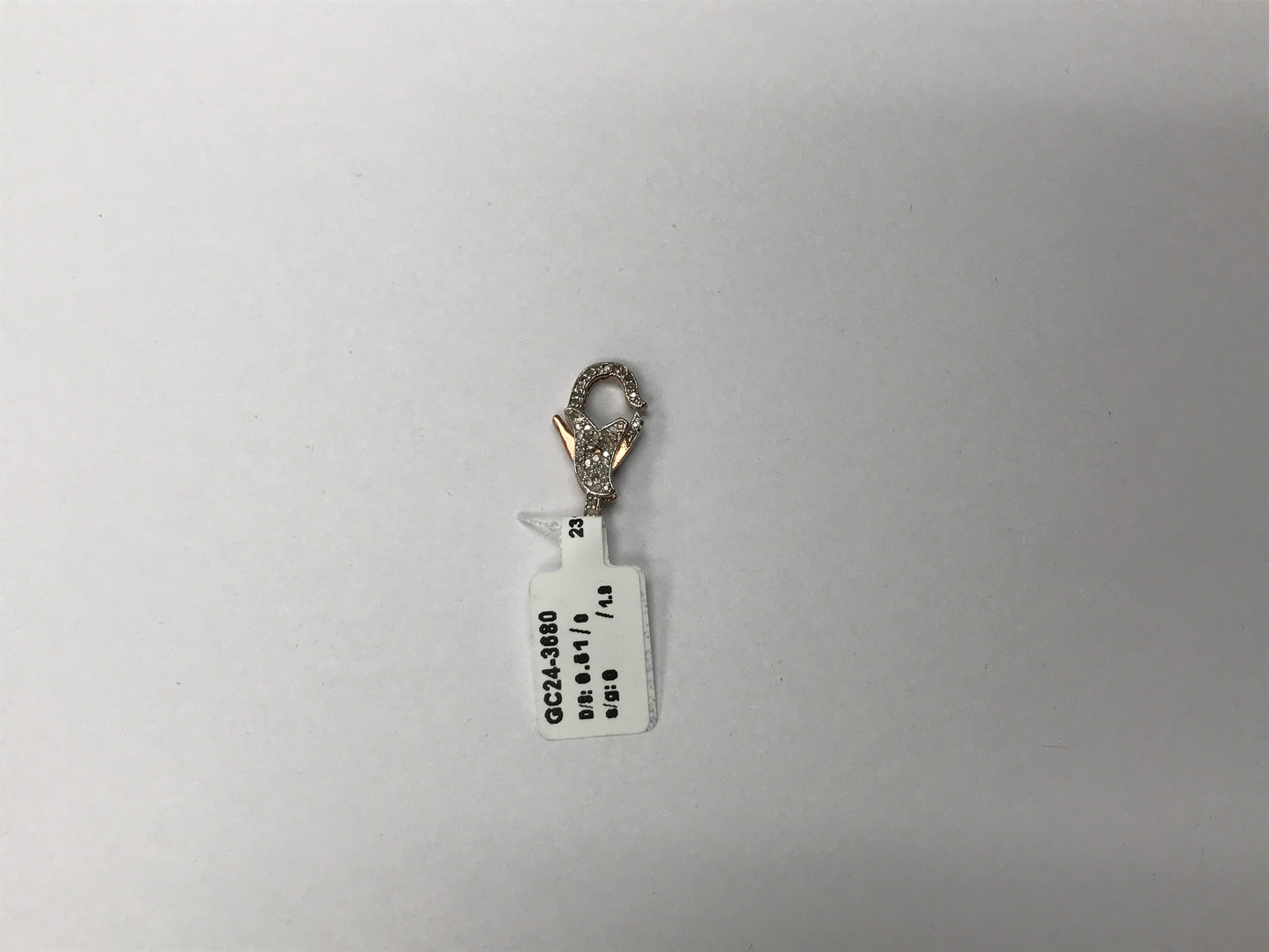 14k Solid Gold Diamond Clasps