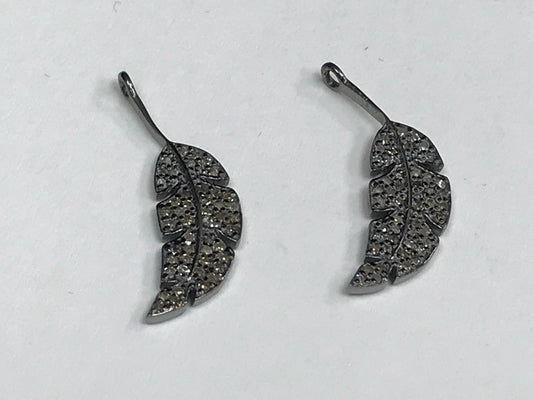 Leaves Diamond Charm