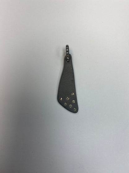 Silver Diamond Charm