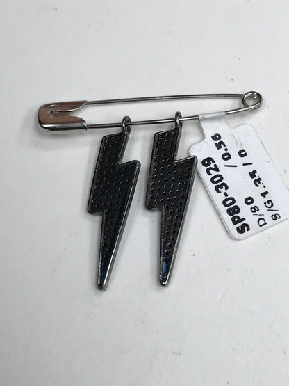 Lightning Black Spinel Charm