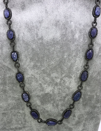 Tanzanite and Diamond Necklace