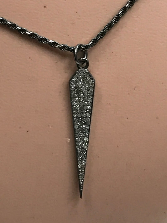 Pave Diamond Spike Charms