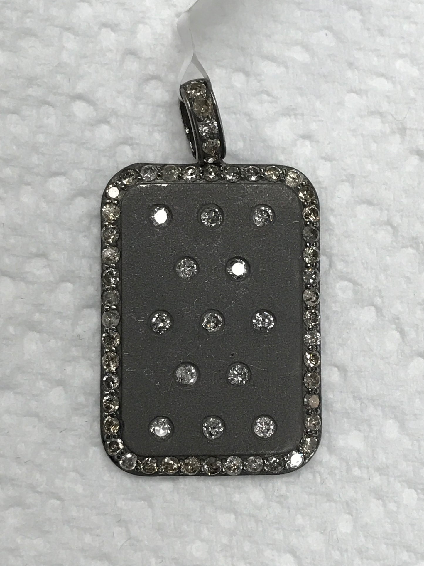 Rectangular Shape Diamond Pendants & Charms