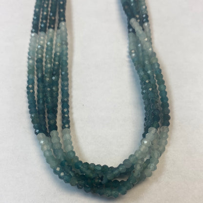 GRANDIDRITE NATURAL BEADS ROUND FACETED 3-4MM