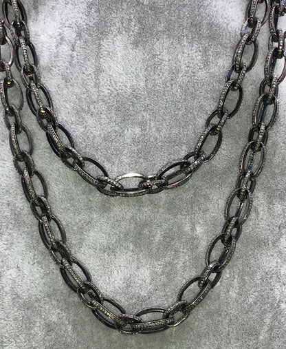 Diamond Link Chain Necklace
