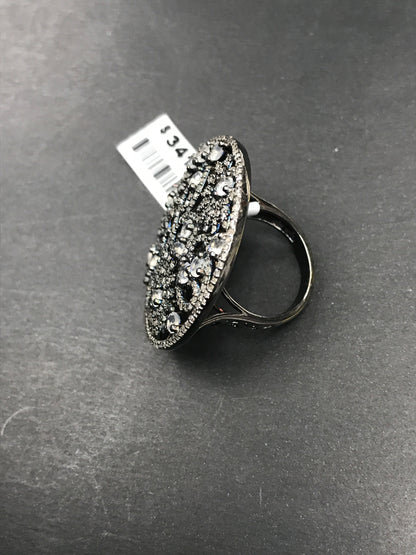 Daimond and Silver Rainbow Moonstone Rings
