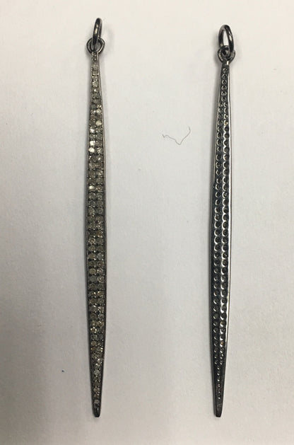 Silver Spike Pendants